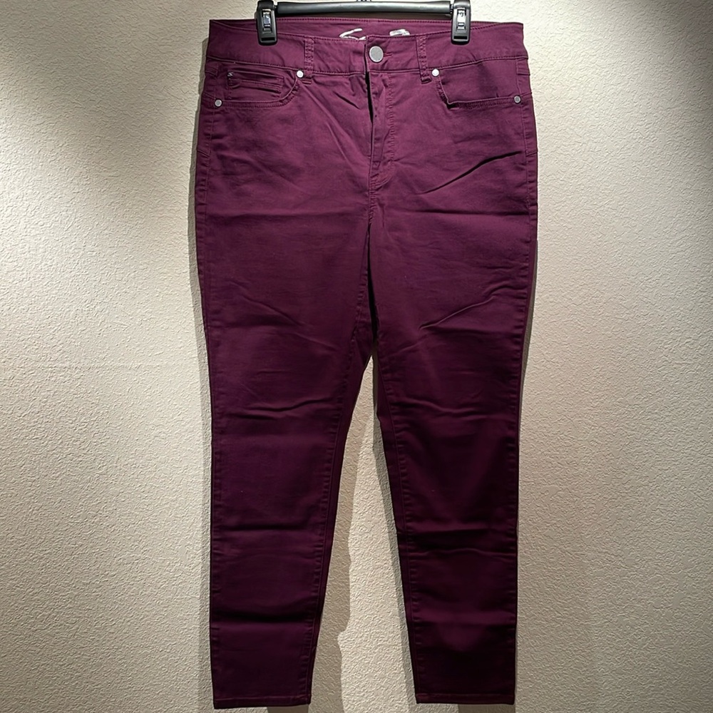Seven7 Purple Skinny Jeans